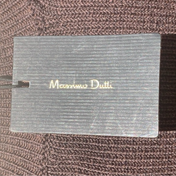 Massimo Dutti Womens 3/4 Sleeves Knit Sweater | S | Brown 5623/529 NEW!! - Picture 7 of 12